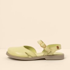 Sandály s uzavřenou špičkou ARENISCA#N5874 SOFT NAPPA LIME/ ARENISCA