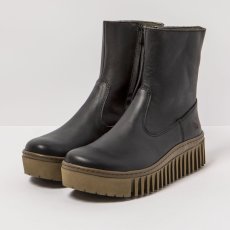 Kotníková obuv na platformě#1531 NAPPA BLACK-BRONZE/BRIGHTON