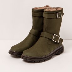 Zateplené polokozačky#1903 NOBUCK KAKI/BIRMINGHAM