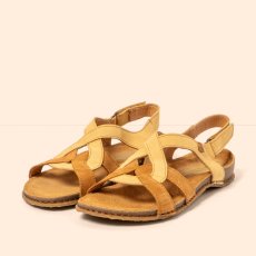 Elegantní dámské sandály PANGLAO#N5819 NOBUCK-SILK HONEY /PANGLAO