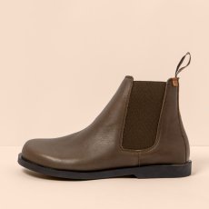 Kotníkové boty Chelsea#N5875 SOFT NAPPA FOREST / ARENISCA
