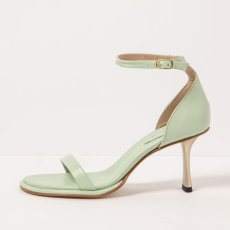Luxusní sandály s podpatkem#S3193 NAPPA PASTEL GREEN/ ALBANA