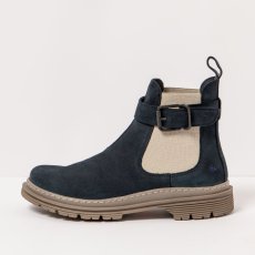 Kotníkové boty#1892 NOBUCK NAVY-TAUPE/ BIRMINGHAM