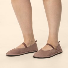 Barefoot baleríny BARE#N5670 NOBUCK LAVADO MALVA/ BARE Barefoot baleríny BARE#N5670 NOBUCK LAVADO MALVA/ BARE