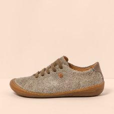 Dámské vlněné sneakery#N5770P WULF TAUPE/PAWIKAN