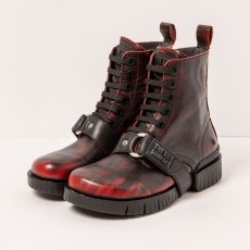 Designové kotníkové boty#1836S ASPORT SCARLET /OXFORD