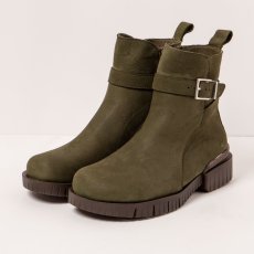 Kotníčkové boty#1837 NOBUCK KAKI/OXFORD