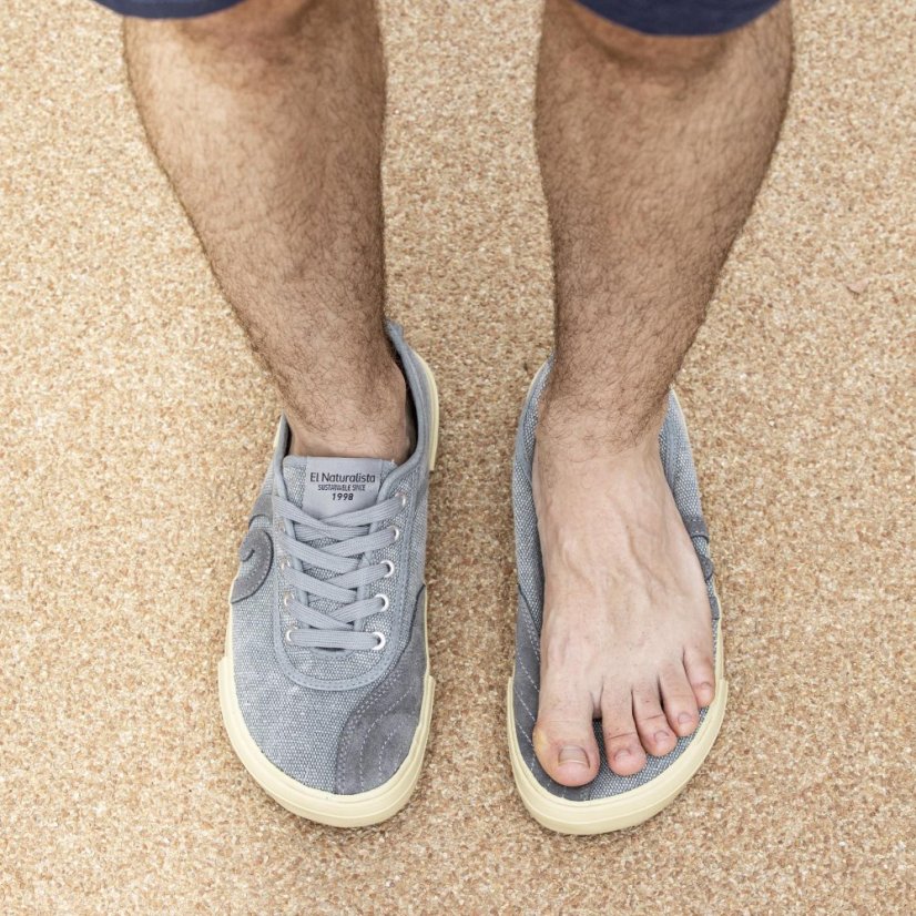 Barefoot plátěné tenisky TEKO#N5953 WASHED COTTON HONEY/TEKO