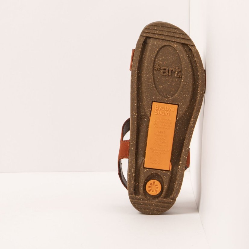 Dámské sandály I BREATHE#1119 NOBUCK DARK ORANGE/ I BREATHE