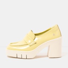 Dámské lodičky BERNA#1972 NAPPA SHINNY PALE YELLOW/BERNA