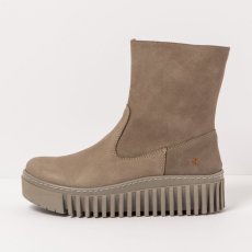Kotníková obuv na platformě#1531 NOBUCK TAUPE/BRIGHTON