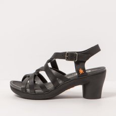 Sandály na podpadku#1477 NAPPA BLACK / ALFAMA