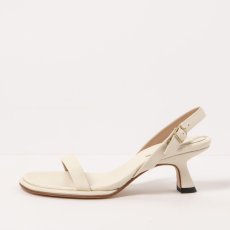 Elegantní sandály na podpatku#S3164 NAPPA CREAM/ GLERA