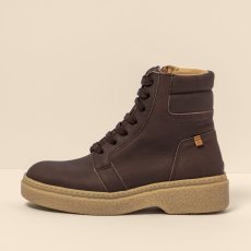 Kotníčkové boty se šněrováním#N5900 WAX NAPPA BROWN / ARPEA Kotníčkové boty se šněrováním#N5900 WAX NAPPA BROWN / ARPEA