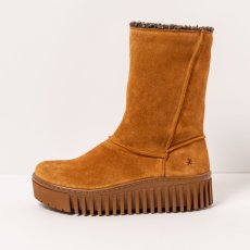 Zateplené polokozačky#1511 SILK SUEDE TOFFEE/BRIGHTON