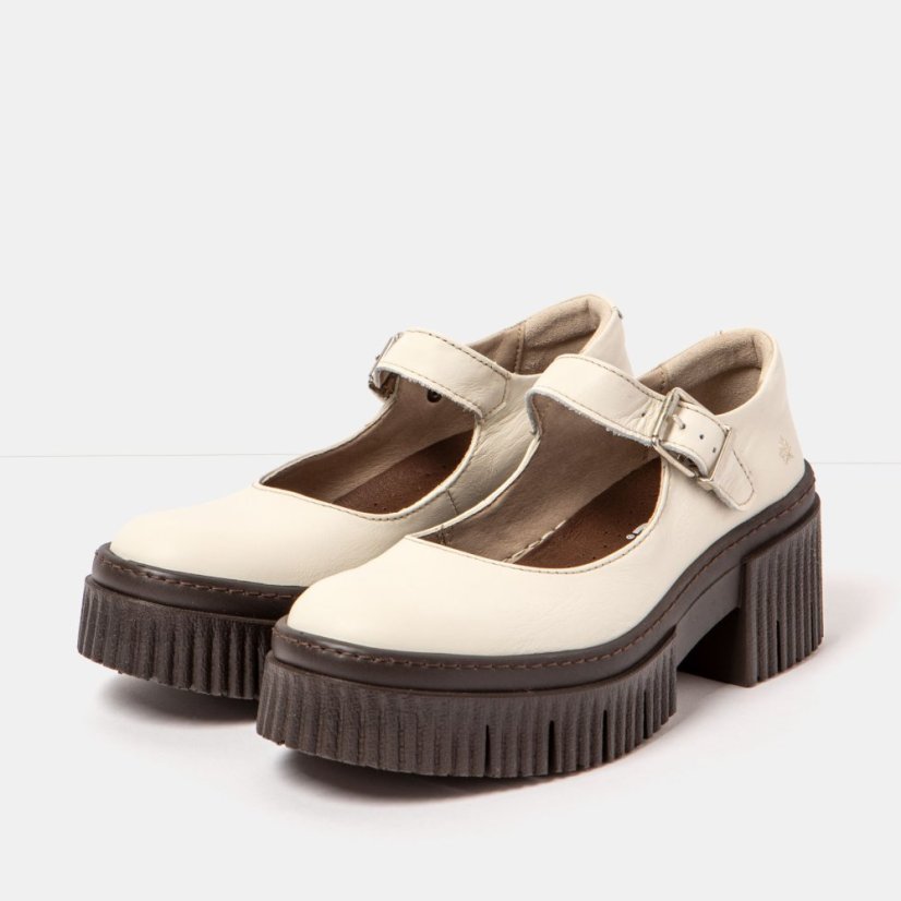 Dámská obuv na podpadku#1373 NAPPA CREAM/YORK