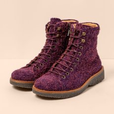 Designové šněrovací kotníkové boty#N5572P WULF MORADO/VOLCANO
