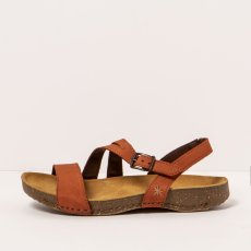 Dámské sandály I BREATHE#1045 NOBUCK DARK ORANGE/ I BREATHE