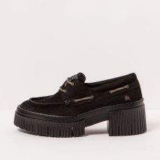 Dámské mokasíny YORK#1379 NOBUCK BLACK/YORK