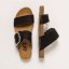 Dámské sandály#0175 NOBUCK BLACK/ CRETA Dámské sandály#0175 NOBUCK BLACK/ CRETA