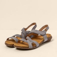 Dámské kožené sandály WAKATAUA#N5079 NOBUCK LAVADO DENIM / WAKATAUA