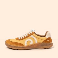 Barefoot tenisky OROEL#N5435 MULTI LEATHER MOSTAZA/OROEL