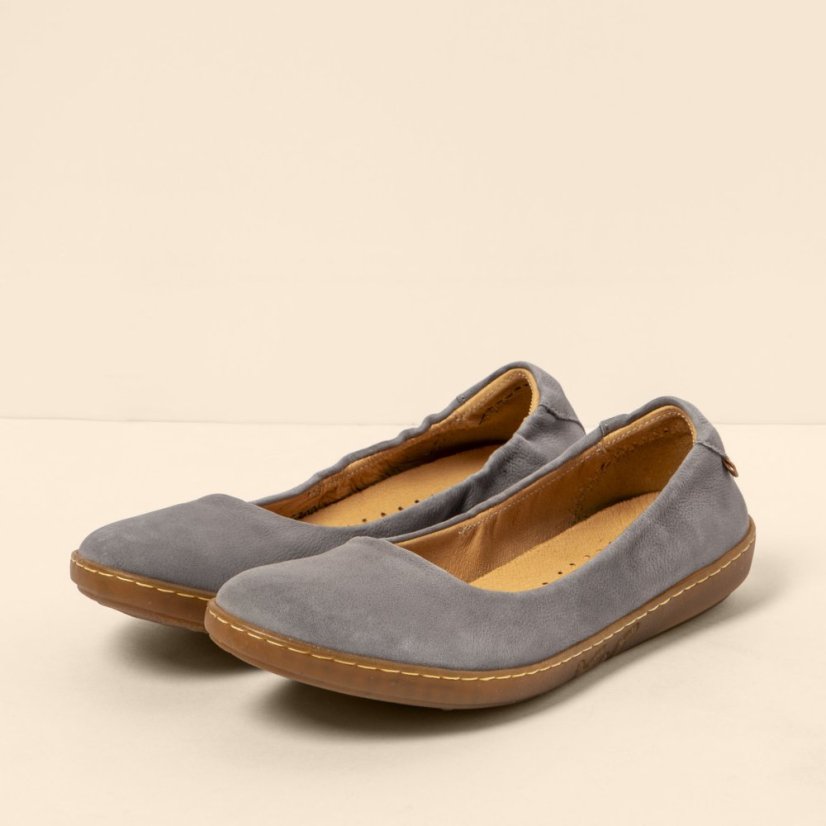 Baleríny CORAL#N5300 NOBUCK LAVADO DENIM/ CORAL