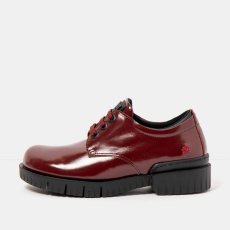 Dámské polobotky OXFORD#1835 NAPPA SHINNY BURDEOS /OXFORD