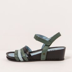 Dámské sandály#1943 MULTI FOLIAGE-BLACK/ I IMAGINE