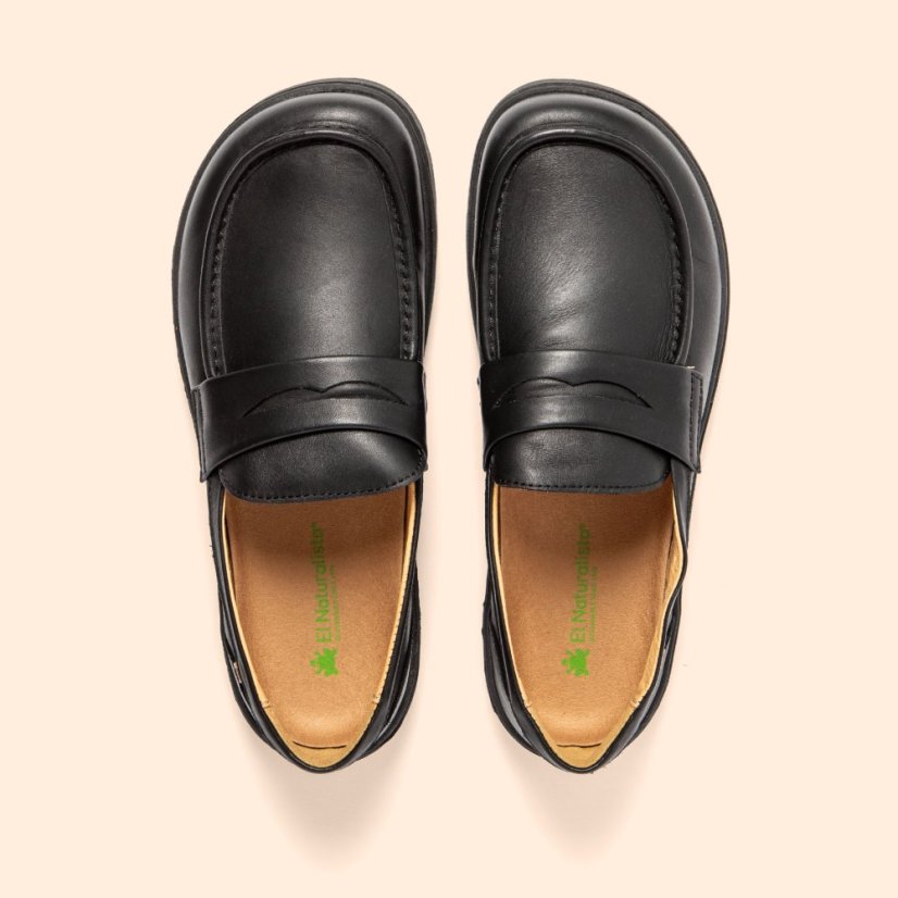 Barefoot mokasíny NÓMADA#N5239 NAPPA BLACK / NOMADA