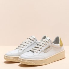 Sneakery GEO#N5842 MULTI MATERIAL WHITE