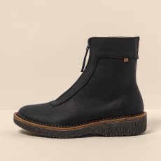 Dámské kotníkové boty#N5581 WAX NAPPA BLACK/VOLCANO
