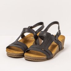 Dámské sandály#1932 NAPPA BLACK/ I LIVE