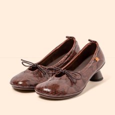 Dámské lodičky ESSENCE#N695 SNAKE CHOCOLATE/ ALMA