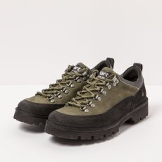 Kožené polobotky#1484 NOBUCK BLACK-KAKI / DENVER