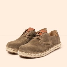Semišové polobotky espadrilky#N678 SILK SUEDE LAND / CAMPOS Semišové polobotky espadrilky#N678 SILK SUEDE LAND / CAMPOS