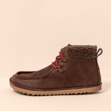 Barefootové kotníkové boty s kožíškem#N5373 PLEASANT BRONW / TRIBU