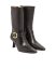 Luxusní dámské kozačky#S3197 NAPPA BLACK/ VILANA