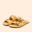 Barefoot pantofle BARE#N5682 NOBUCK HONEY/ BARE SANDALS