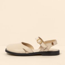 Sandály s uzavřenou špičkou ARENISCA#N5874 SOFT NAPPA CREAM/ ARENISCA
