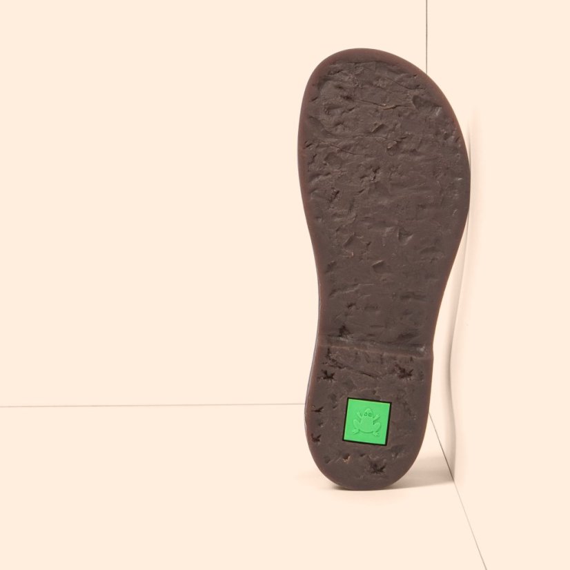 Dámské kožené sandály ARENISCA#N5887 SOFT NAPPA BLACK/ ARENISCA