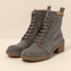 Polokozačky na podpatku#N5660 SILK SUEDE GRAFITO / TICINO