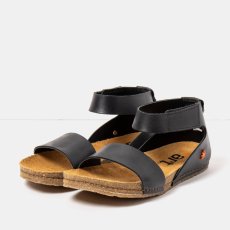 Dámské sandály#0382 ROMA BLACK/ CRETA