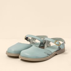 Sandály s uzavřenou špičkou ARENISCA#N5874 SOFT NAPPA BLUE/ ARENISCA