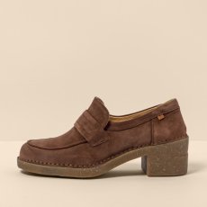 Mokasíny na podpatku#N5667 SILK SUEDE CHOCOLATE / TICINO Mokasíny na podpatku#N5667 SILK SUEDE CHOCOLATE / TICINO