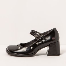 Elegantní Mary Jane#1704S NAPPA SHINNY BLACK / VERONA Elegantní Mary Jane#1704S NAPPA SHINNY BLACK / VERONA