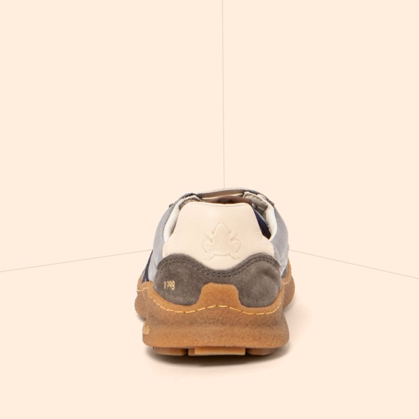 Barefoot sneakery OROEL#N5435A MULTI MATERIAL GREY/OROEL