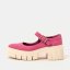 Dámská obuv na podpadku#1373 NOBUCK PINK/YORK