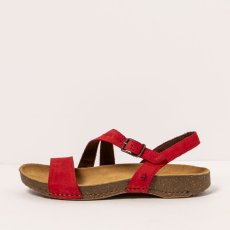 Dámské sandály I BREATHE#1045 NOBUCK RED/ I BREATHE
