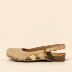 Elegantní dámské sandály#N5817 NOBUCK LAVADO MULTI CREAM /PANGLAO